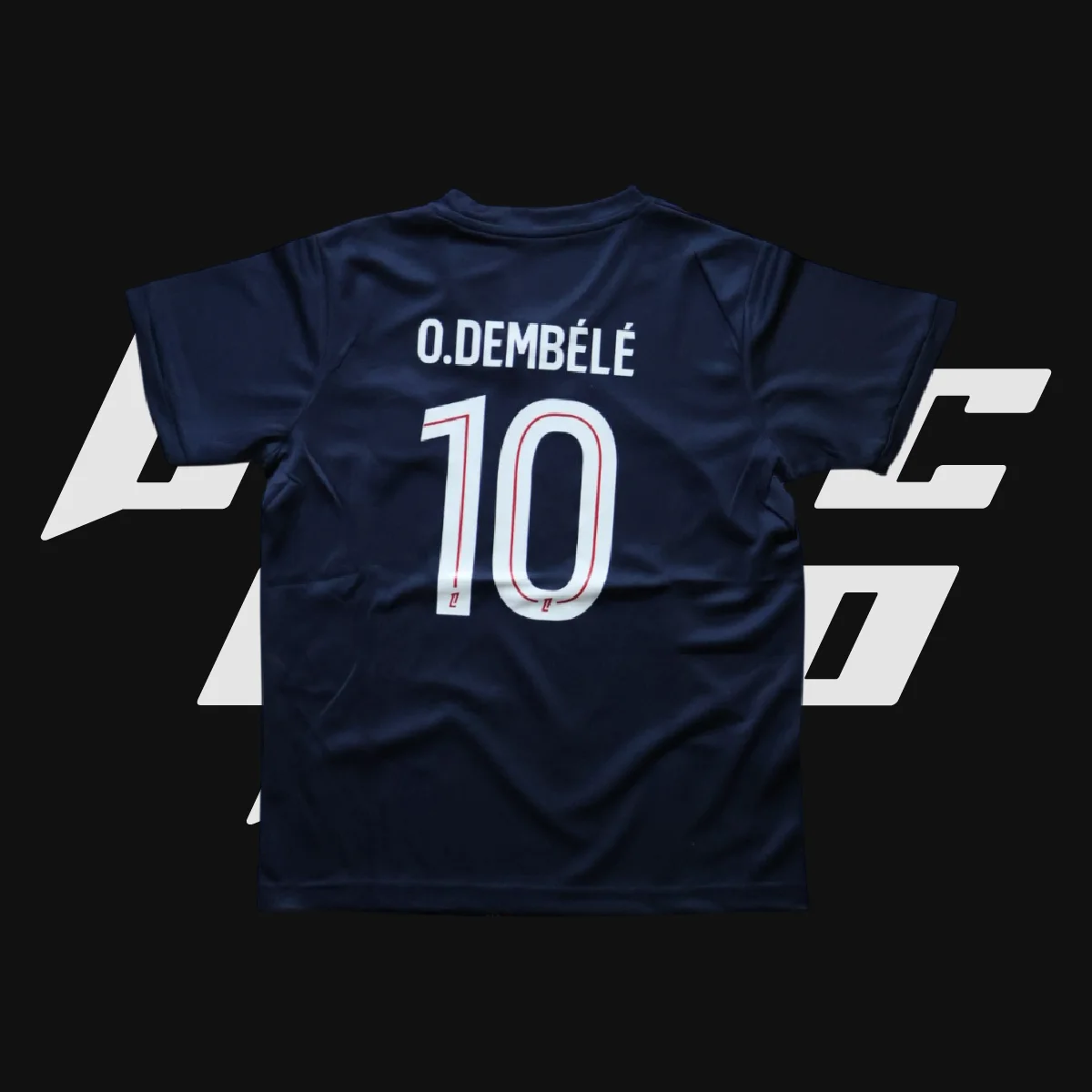 futbolo marskineliai vaikams PSG Dembele galas
